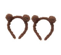 Veemoon Fascia Per Orecchie Di Animali in Peluche Marrone Per - Ideale Per Halloween e Feste - Comoda e Calda Per L'Autunno e Inverno