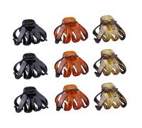 Veemoon Fermagli Per Chioma a Pinza Di Squalo e Artigli a Forma Di Polpo, Set Da 9 Pezzi Piccoli 6 Cm, Accessori Per Acconciature Antiscivolo Per Donne e Ragazze, Per Styling Quotidiano e Regalo