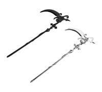 Veemoon Fermaglio per Capelli Forma di Girasole Forcina Gotica Vintage Bacchette in Metallo Forchetta per Chignon Rinascimentale Accessorio per Capelli da Donna per Acconciature Chignon Fe