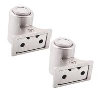 Veemoon Fermaporta Argento Magnetico 2 Set in Acciaio Inossidabile Fissaggio Viti Design Moderno e Funzionale Adatto a Tutti i Tipi di Pavimenti per Ufficio