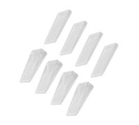 Veemoon Fermaporta Trasparente in PVC 8 Pezzi Set Antifurto Antiscivolo Cunei Livellatori per Porta Casa Sicurezza Ragazzo Ragazza Animali Domestici Arredamento