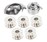 Veemoon Filo Macchina da Cucire Avvolgitori per Macchine da Cucire in Acciaio Inossidabile Accessori per Involucro della Bobina Kit di Avvolgitori per Uso Domestico