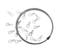 Veemoon Filo Riscaldante Rotondo per Sigillatrice Metri con Connettori Elemento di Ricambio per Macchine di Sigillatura Compatibile per Imballaggi e Operazioni di Sigillatura Facile da