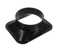 Veemoon Flangia Connettore Condotto Abs Nera Quadrata Per Ventilazione Riscaldamento Aspirazione Polveri Durabilità e Facilità Montaggio Impianto Aria