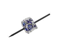 Veemoon Forcine Per Di Leone Stile Retrò Vintage Bastoncini in Metallo Per Code Di Cavallo Accessori Per Fermagli Due Punte Per Acconciature Raccolte