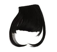 Veemoon Frangia Finta a Clip Realistica Tempie, Sostituzione Chioma Aria Per Donna, Liscia e Riutilizzabile, Adatta a Tutti i Volti, Uso Quotidiano e Feste