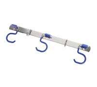 Veemoon Ganci da Parete in Acciaio 304 senza Foratura Set 3 Porta Scope 2 Ganci Multifunzione per Bagno Cucina Ingresso Supporto Resistente per Asciugamani Borse e Cappotti