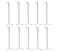 Veemoon Ganci per Attrezzi da Giardino 10 Pezzi in Metallo 150mm, Supporti da Parete per Utensili Pesanti, Organizzatori per Garage, Cantina e Magazzino