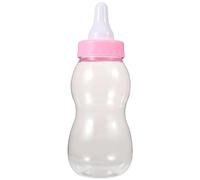 Veemoon Giant - Salvadanaio per biberon XXL - divertente come risparmio di denaro per neonati e bambini - perfetto per baby shower e decorazione creativa per la casa in rosa