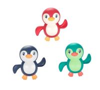 Veemoon Giocattolo da Bagno a Carica a Forma di Pinguino, Set 3 Pezzi Colorati Galleggianti, Giocattolo Acquatico per Vasca, Divertimento per Bagnetto e Sviluppo Sensoriale