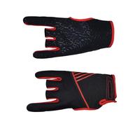 Veemoon Guanti da Bowling L/xl Antiscivolo in Silicone e Tessuto Traspirante, Comodi e Resistenti Colore Rosso, 1 per Sport All'aperto