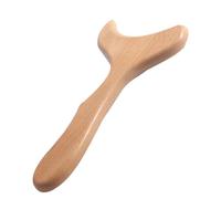 Veemoon Guasha Bastone Da Massaggio Strumento Per Terapia in Legno Massaggiatore Manuale Impugnatura Ergonomica Raschietto Per Massaggi Compatto Per Rilassamento Muscolare e Miglioramento