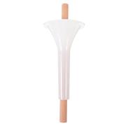 Veemoon Insaccatrice Manuale per Salsicce in Plastica Portatile con Imbuto e Bastoncino di Legno, Kit Tubo per Insaccatrice Carne Fatta in Casa, Utensile Facile da Pulire Riutilizzabile