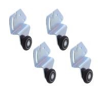 Veemoon Kit 2 Rulli per Porta Scorrevole Armadio Puleggia in Plastica Silenziosa Ruote per Binario Porta Scorrevole a Scomparsa Ferramenta per Montaggio Semplice e Uso in Guardaroba e