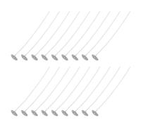 Veemoon Kit 200 Stoppini per Candele a Colonna in Cotone Pre-Cerato da 10 Cm con Base Accessori per Realizzazione Candele Fai da Te in Barattolo per Decorazioni e Ambienti Accoglienti