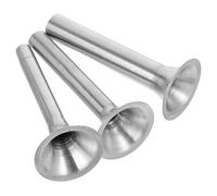 Veemoon Kit 3 Tubi Insaccatrice Salsicce in Acciaio Inox 5# Manuale, Accessori Cucina per Riempimento Carne, Compatibile Insaccatrici Elettriche e Manuali, Facile Pulizia, Uso Domestico
