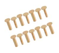 Veemoon Kit 7 Paia Rivetti in Rame per Manici di da Cucina Perni Assortiti Bloccaggio Sicuro Accessori Fai da Te per Sostituzione Manici Utensili per Uso Domestico