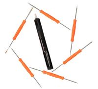 Veemoon Kit 7 Pezzi Utensili per Saldatura con Pompa Dissaldante ad Alta Pressione Aspiratore per Saldatura in Alluminio Strumento di Assistenza per Riparazioni Pcb e Colore Casuale