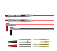 Veemoon Kit di Cavi di Test per Multimetro 21 in 1 Puntali e Clip Coccodrillo in Pvc per Prove Elettriche Affidabili e Precise