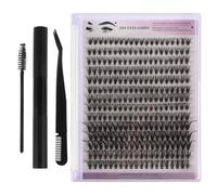 Veemoon Kit Estensione Ciglia Te con Bond And Seal Segmentato per Look Naturale Include Pinzette Curve Pettine e Spazzola Kit Portatile per Applicazione e Trasporto Facile