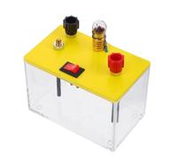 Veemoon Kit per il test di conducibilità degli elettroliti per esperimenti | Dispositivo per test di soluzioni conduttive, include elettrodi e cavi, adatto per esperimenti di chimica, facile da
