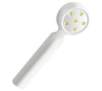 Veemoon Lampada UV LED Portatile per Unghie 18w 6 Led, Leggera in Abs 2 Modalità e Ricarica Type-c, per Salone e Uso Domestico