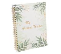 Veemoon Libro Registro Contabile Finanziario Portatile con Caratteri Grandi per Gestione Personale e Aziendale Taccuino Bilancio Leggero e Compatto per Appunti Contabilità e Monitoraggio