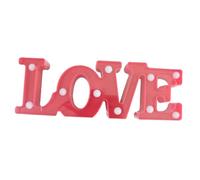 Veemoon Luce Decorativa LED D’amore Insegna Luminosa a Lettere, Lampada Centrotavola Compatta per Atmosfera Romantica in Camera da Letto, Decorazione Festa San