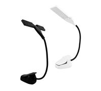 Veemoon Luce Led Ricaricabile Per Praticare Pianoforte e Leggere Partiture Lampada Musicale Flessibile Con Clip Per Casa e Scuola