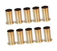 Veemoon Manicotti Flangiati Per Portalampada 30x80mm in Ferro Antico, Set 10 Pezzi Per Lampadari Di Cristallo, Accessori Illuminazione Casa Facili Da Installare