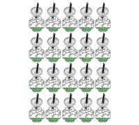 Veemoon Maniglie per Cassetti Piccole da 2 Pollici a Forma di Albero della Vita, Set da 20 Mini Pomelli Decorativi in Metallo con Borchie per Mobili, Cassettiere e Portagioie, per Rinnovo