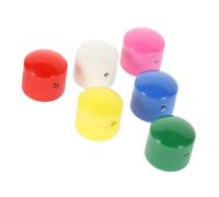 Veemoon Manopole Per Chitarra Elettrica Set Da 6 Pezzi Colorate Con Foro e Chiave Inglese, Tappi Di Controllo Volume e Parti Di Ricambio Per Strumenti a Corda, Installazione Facile e Uso Quotidiano