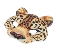 Veemoon Maschera Leopardo in Eva per Costume di Halloween Design Animale Dettagliato, Accessorio per Feste e Decorazione Fotografica, per Party Mascherati