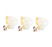 Veemoon Maschere Riusabili in Silicone Antirughe 3 Pezzi Per Trattamenti e Spa - Coperture in Silicone Per Ritenzione Nutrienti e Dell'Evaporazione