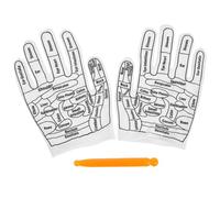 Veemoon Massaggiatori per Riflessologia Manuale Set 1 Pezzo Elasticizzati e Lavabili per Massaggio alle Mani Strumenti Antiusura Fatica