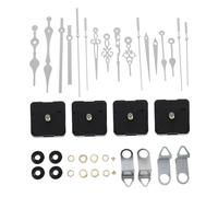 Veemoon Meccanismi al Quarzo Silenziosi per Orologi 16 Lancette Set da 4 Pezzi in Materiale Durevole per Orologi da Parete in Ristorante e Aula Colore Bianco