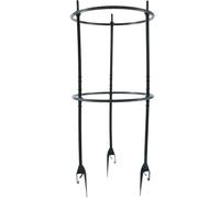 Veemoon Mensola per Piante Rampicanti da Interno Supporto Plastica per Piante in Vaso 3 Pali e 2 Anelli da 20cm Sostegno Stabile Protette da Vento e Pioggia