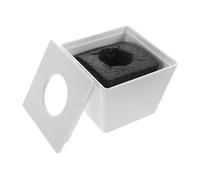 Veemoon Microfono Bandiera Abs Resistente per Interviste Discorsi e Registrazioni Logo e Supporto da Tavolo Portatile