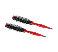 Veemoon Mini Spazzola Arricciacapelli a Rullo in Nylon Setole Morbide Spazzola Rotonda per Domare e Volumizzare Chioma Bagnati e Asciutti Strumento Portatile per Styling Chioma da