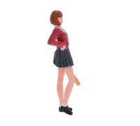 Veemoon Miniature Figurine Baseball Girl Model Plastic Dollhouse Doll For Diy Trains Architectural Scenes Unique For Sports Fans And Collectors
