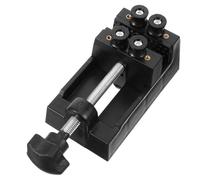 Veemoon Morsa da Banco da Tavolo per Intaglio Guarnizione in Plastica Nera, Utensile per Incisione Sigilli e Pietre, Strumento Pratico Compatto per Artigiani e Principianti, per Lavori