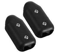 Veemoon Morsetti per Funi Riutilizzabili 2 Pezzi, Morsetto di Collegamento in Nylon per Corde Intrecciate 9-10 Mm, Clip Porta Corda Resistente alle Intemperie per Uso Outdoor