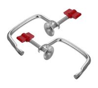 Veemoon Morsetto per Macchina per Pasta Manuale Rosso 2 Pezzi Clip di Fissaggio Compatta e Resistente Accessori per Tagliatelle per Uso Domestico e Ristorazione