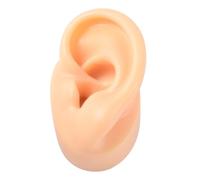 Veemoon Orecchio Silicone Flessibile Sinistro per Esposizione Gioielli e Piercing Realistico per Studio Anatomia e Dimostrazione Professionale