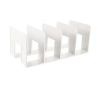 Veemoon Organizer da Scrivania in Acrilico Trasparente Scomparti Porta Documenti Verticale e Ferma Libri Robusto per Ufficio e Libreria Compatto