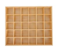 Veemoon Organizer e Funzionale Cassetti con 30 Scomparti in Legno Intimo Vassoio Elegante Design Moderno per Gioielli e Chiavi, per Cassetti e Comò