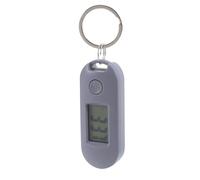 Veemoon Orologio digitale portachiavi con clip elettronico zaino orologio portachiavi per infermiere studente esami test casa ufficio all'aperto, Grigio, 6.5x2.5cm