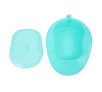 Veemoon Padella da Letto con Coperchio per Anziani Vaschetta Urinale Femminile e Maschile Design Ergonomico Antispreco per Pazienti Allettati Materiale Resistente Uso Domestico e