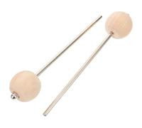 Veemoon Paio di Battenti per Pedale Grancassa in Legno Massello Retrò Testa Martello per Pedale Batteria Accessori Sostitutivi per Strumenti a Percussione Adatti a Principianti e