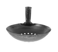 Veemoon Paletta in metallo portatile per setacciare il letame, pala da giardinaggio, mestolo in metallo per setacciare il letame per giardinaggio all'aperto, 24 cm